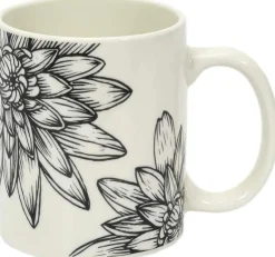 Mug en porcelaine Cottage 35 cl (Lot de 6) (Gris)