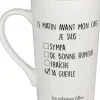 Mug humoristique en porcelaine XXL