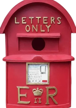 Nichoir boite à lettres britannique rouge