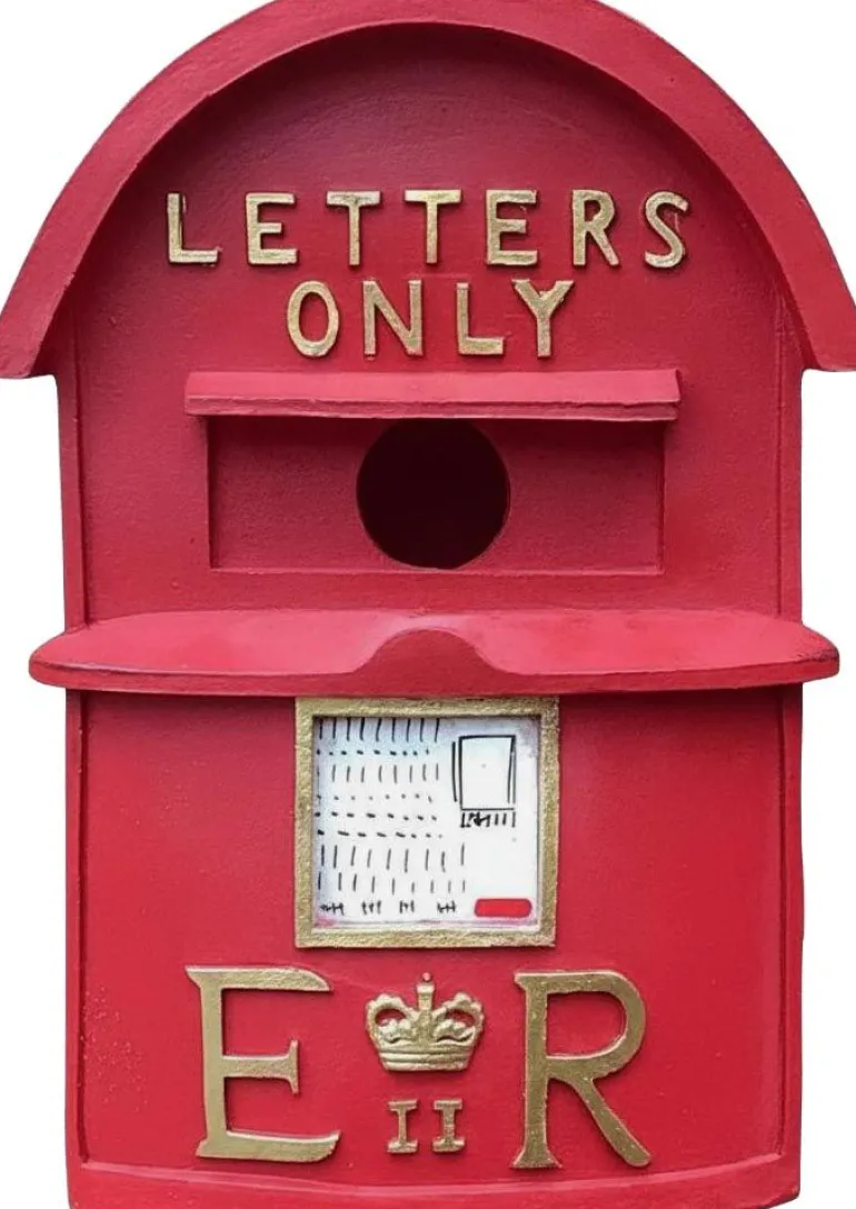 Nichoir boite à lettres britannique rouge