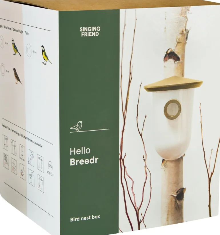 Nichoir pour oiseaux du jardin BreedR (Marron)