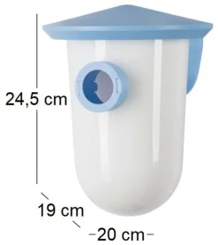 Nichoir pour oiseaux du jardin BreedR (Bleu)