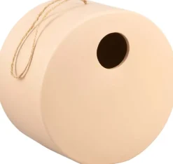 Nichoir rond en céramique 20 cm x 4.5 cm (Sable)