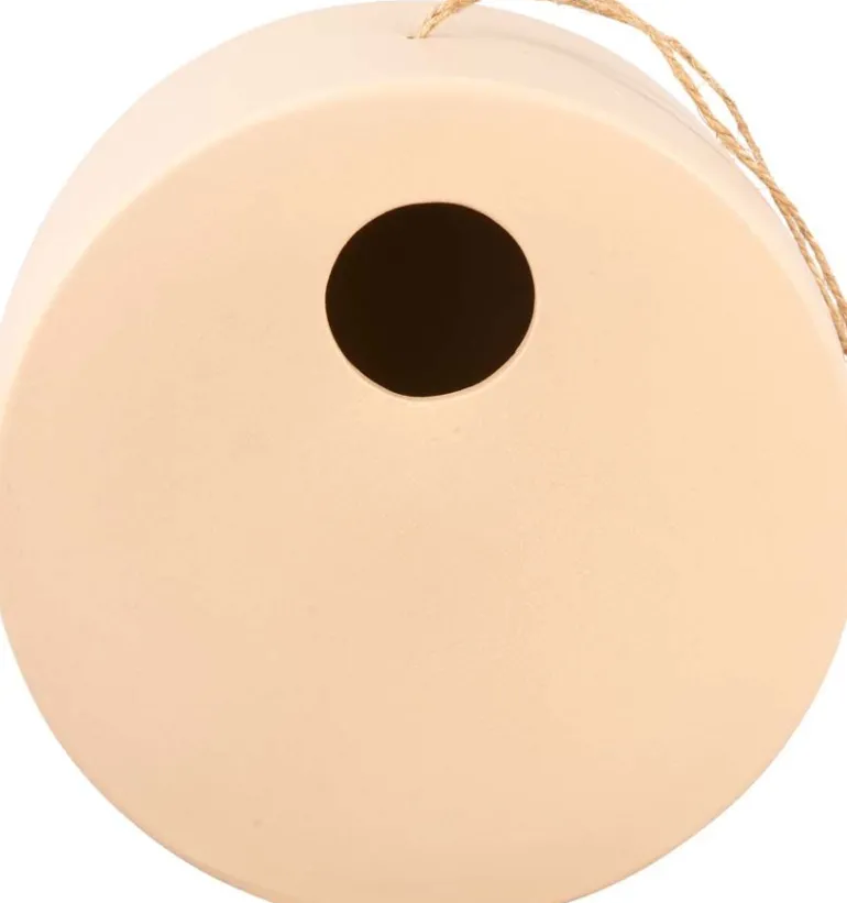 Nichoir rond en céramique 20 cm x 4.5 cm (Sable)