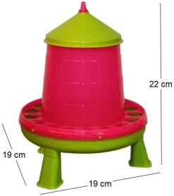 Nourrisseur en plastique avec pied (4 kg)