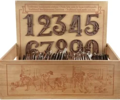 Numéro de maison en fonte (Chiffre 3)