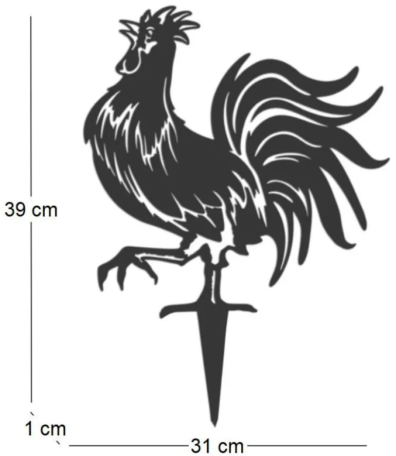 Oiseau sur pique coq gaulois emblème de la France