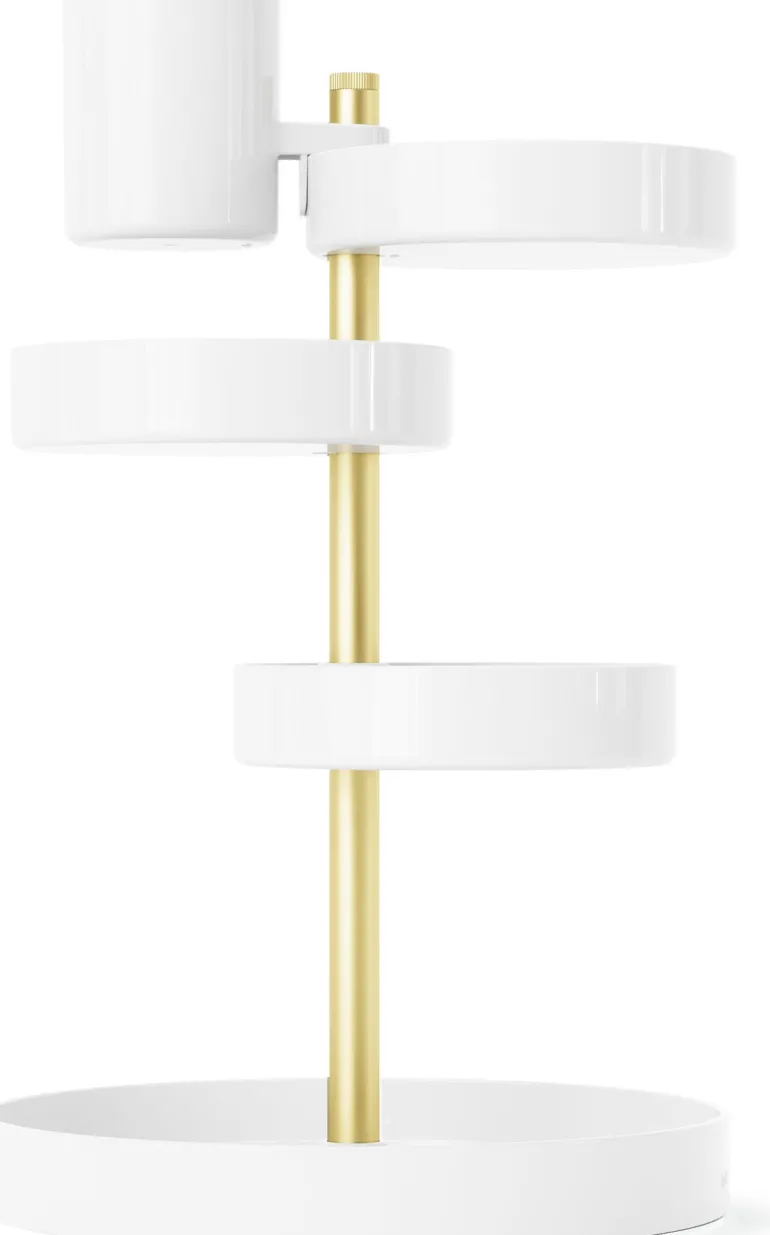 Organisateur de salle de bain 5 plateaux rotatifs Pirouette