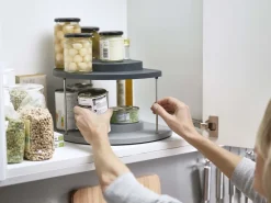 Organisateur rotatif à 2 niveaux Cupboard store
