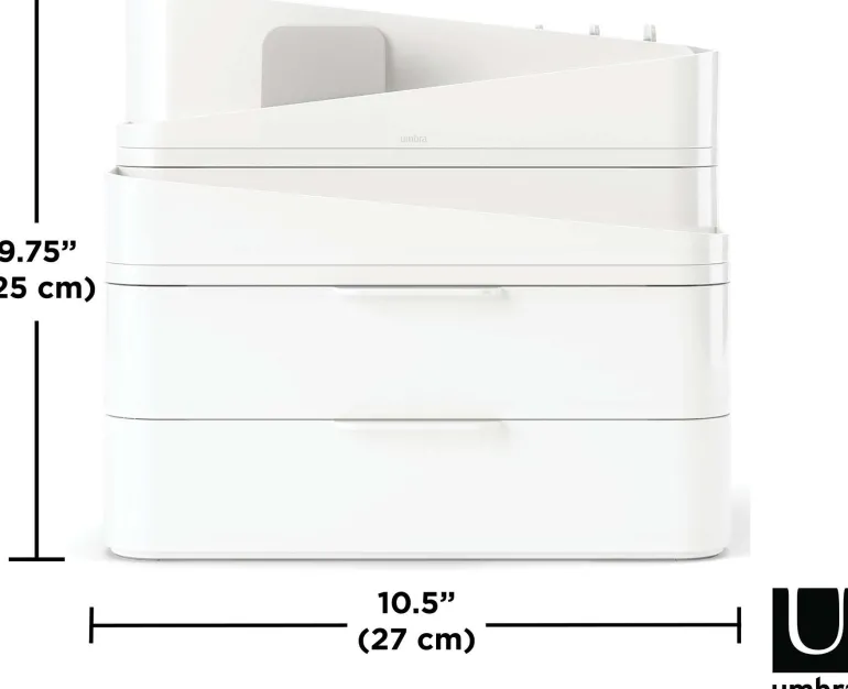 Organiseur de cosmétiques avec tiroirs Glam