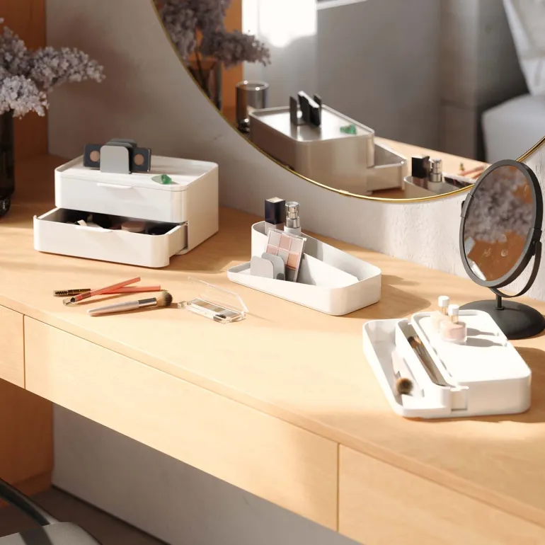 Organiseur de cosmétiques avec tiroirs Glam