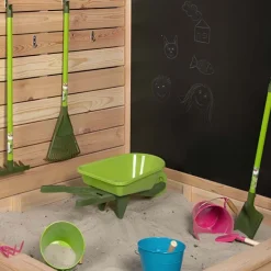 Outil de jardin en plastique pour enfant 70 cm (Râteau à feuilles)