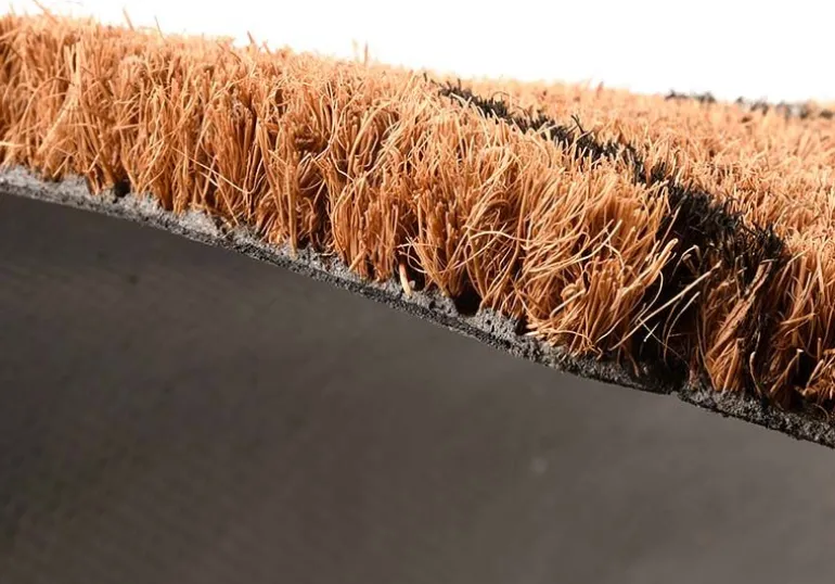 Paillasson animal en fibres de coco revers antidérapant (Hérisson)