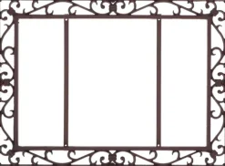 Paillasson antique en coco et fonte
