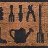 Paillasson coco et caoutchouc 60 x 40 cm (Outils de jardin)
