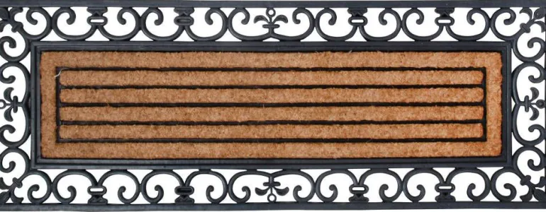 Paillasson en caoutchouc et coco (120 x 45 cm)