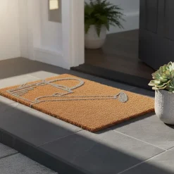 Paillasson en coco et PVC 60 x 40 cm (Arrosoir)