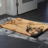 Paillasson en coco et PVC 60 x 40 cm (Chat)