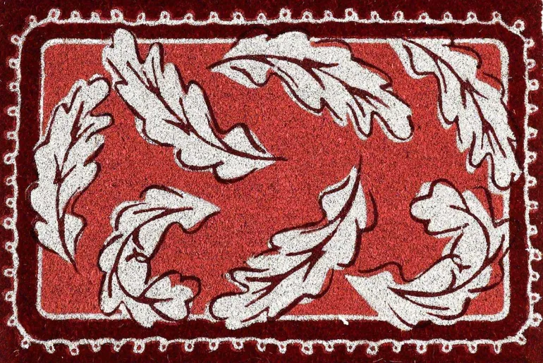 Paillasson en fibres de coco Bloomsbury 60 x 40 cm (Rose)