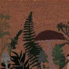 Paillasson en fibres de coco Champignon 60 x 40 cm