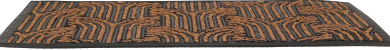 Paillasson en fibres de coco et caoutchouc avec motifs 75 x 45 cm (Art déco)