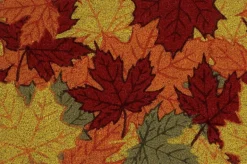 Paillasson en fibres de coco Feuilles