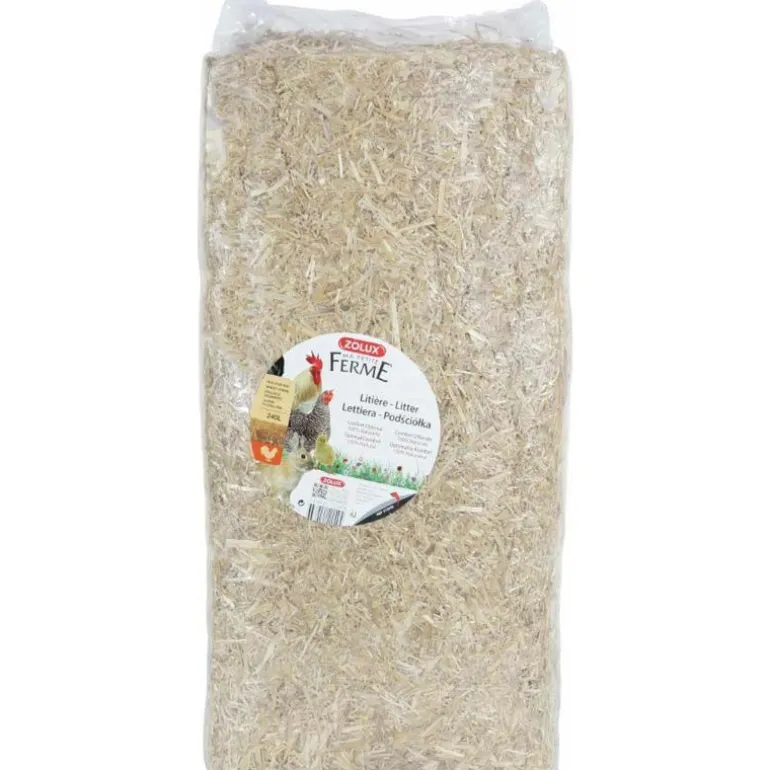 Paille naturelle pour litière 240 litres (Unitaire )
