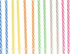 Paille réutilisable pour gobelets (Lot de 12)
