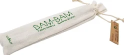 6 pailles réutilisables en bambou Bam Bam