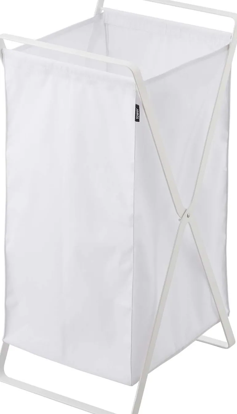 Panier à linge pliable Tower (Blanc)
