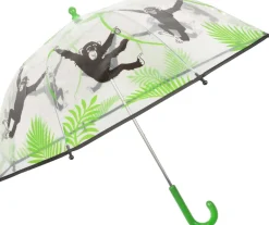 Parapluie transparent singe pour enfant
