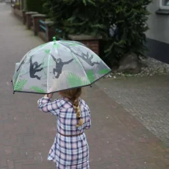 Parapluie transparent singe pour enfant