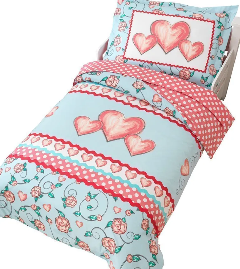 Parure de lit enfant Cœurs