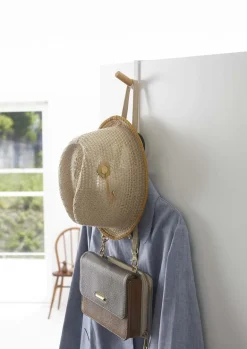 Patère 2 crochets spécial porte Door (Blanc)