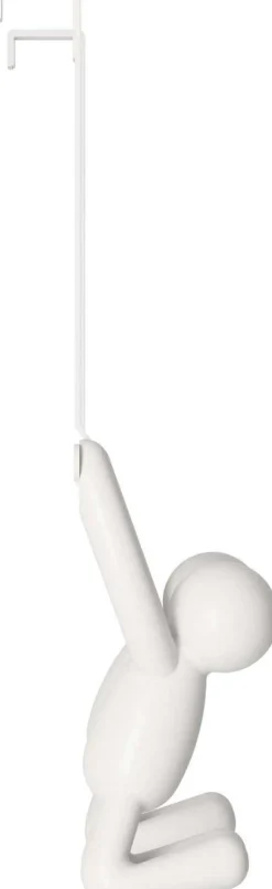 Patère double de porte Buddy (Blanc)