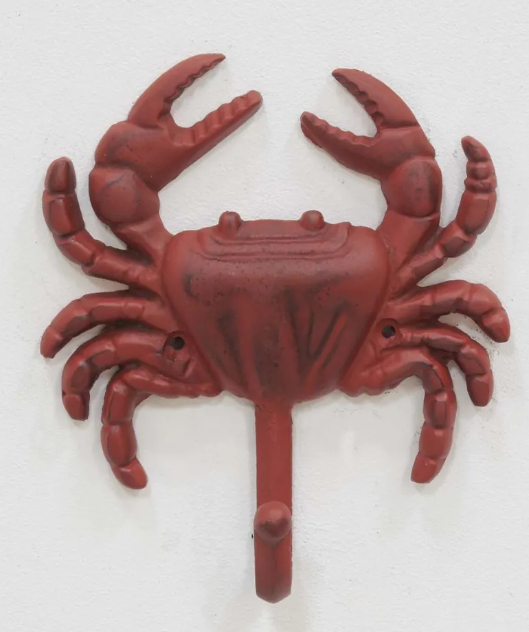 Patère en métal Crabe 12 x 5 x 13.5 cm