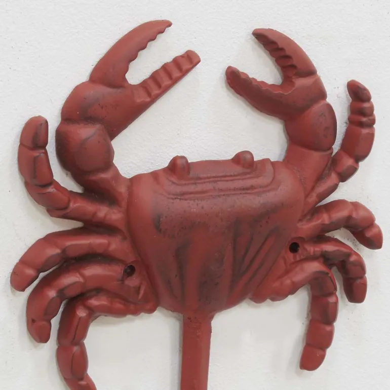 Patère en métal Crabe 12 x 5 x 13.5 cm