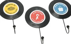 Patères vinyle en métal (Lot de 3)