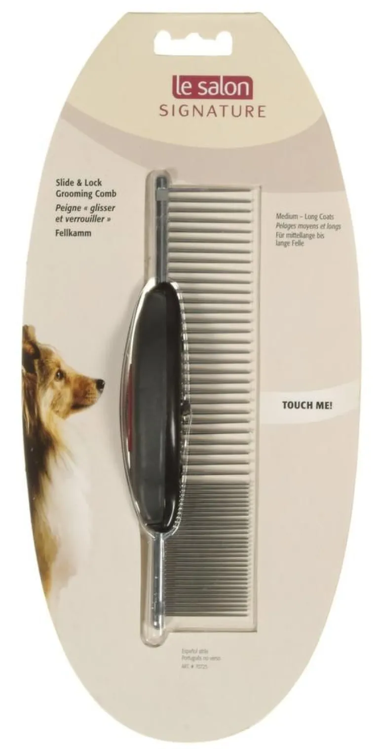 Peigne toilettage chien moyens et longs pelages