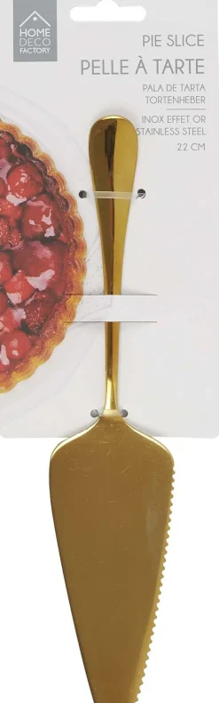 Pelle à tarte en inox doré 22 cm