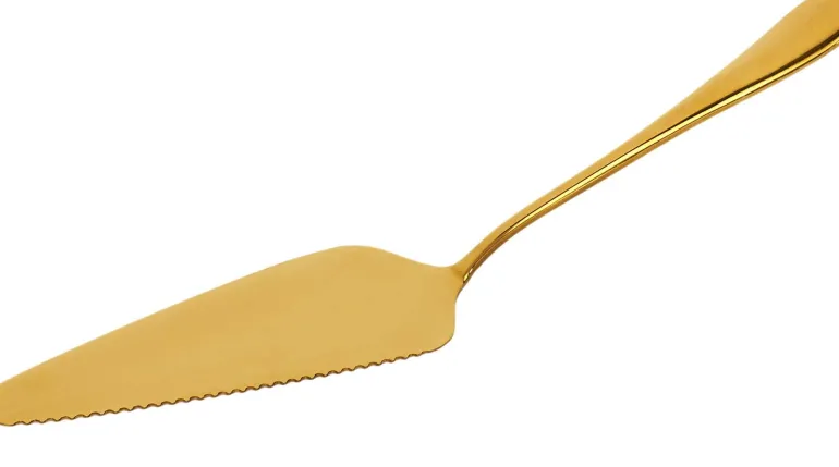 Pelle à tarte en inox doré 22 cm