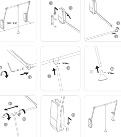 Penderie rabattable murale pour armoire Hang