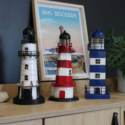 Phare en métal à led 32 cm (Modèle 3)