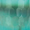Photophore en verre mosaique turquoise