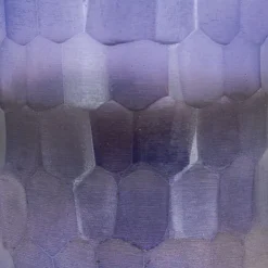 Photophore en verre mosaique violet