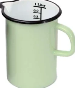 Pichet gradué en émail 1 litre