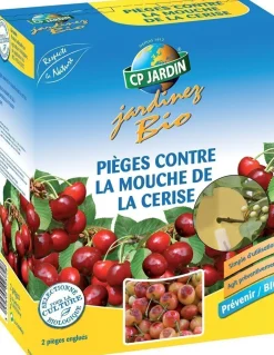 2 pièges contre la mouche de cerise