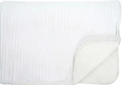 Plaid en flanelle doublure en sherpa 180 x 220 cm
