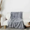 Plaid en polyester imitation fourrure Opulence 120 x 150 cm