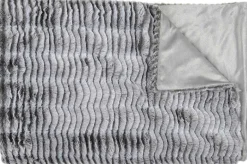Plaid en polyester imitation fourrure Opulence 120 x 150 cm